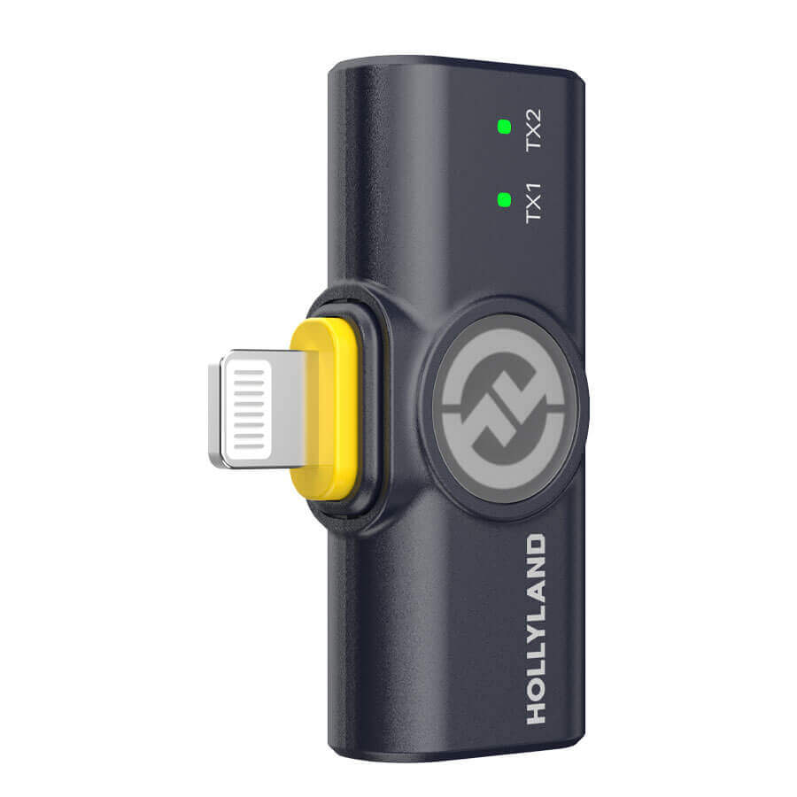 Microfone De Lapela Sem Fio Hollyland Lark M2 Duo Lightning