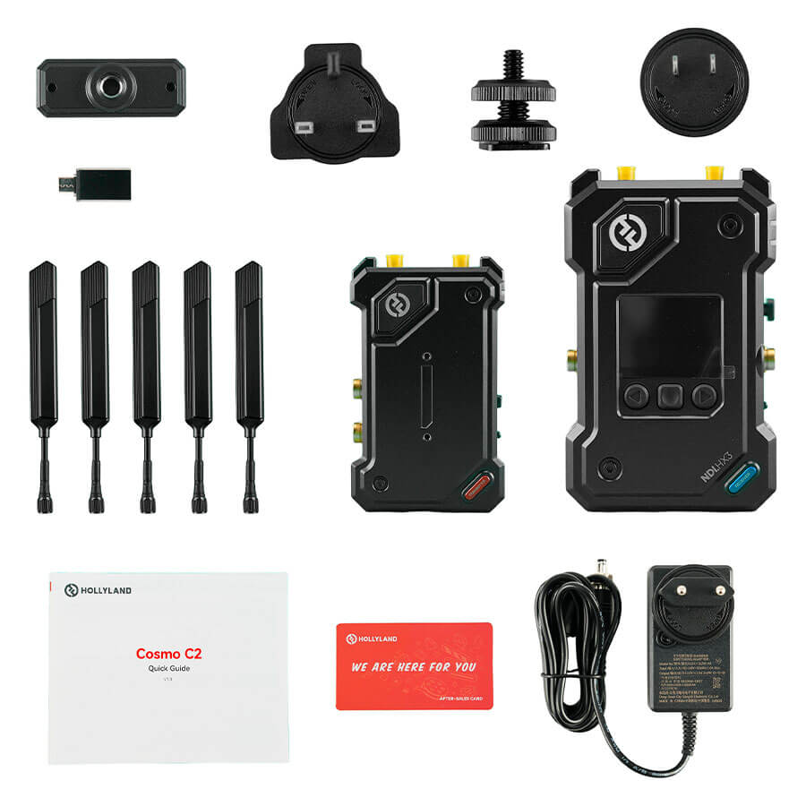 Hollyland Cosmo C2 ワイヤレスビデオ伝送システム Amazon.co.jp: Hollyland Cosmo C2 ワイヤレス HDMI/SDI ビデオ