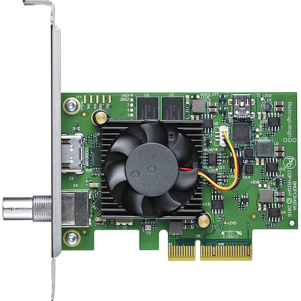 505183 DeckLink Mini Recorder 4K ブラック Placa Blackmagic Design Decklink Mini Recorder 4K - Broadcast Video SP