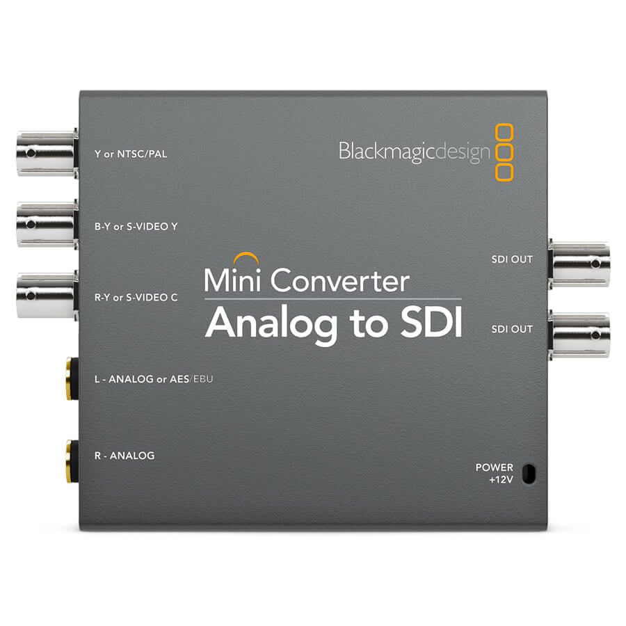 Mini Conversor Blackmagic Analogico para SDI Broadcast Video SP