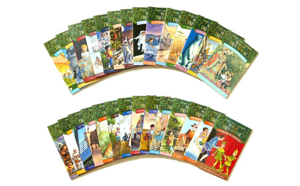 Magic Tree House Books 1-28 Boxed Set - 28 Livros em Inglês
