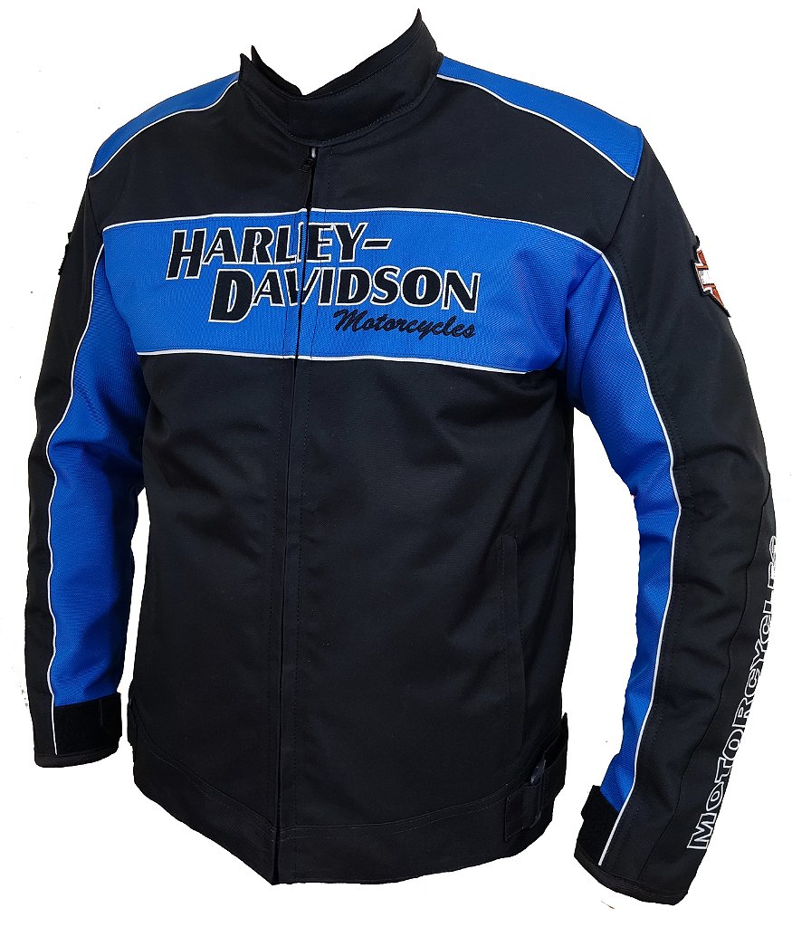 ジャケット・アウター Harley-DavidsonMileage Club / Distressed Jaqueta Harley Davidson Impermeável Tradicional Azul - Sparta