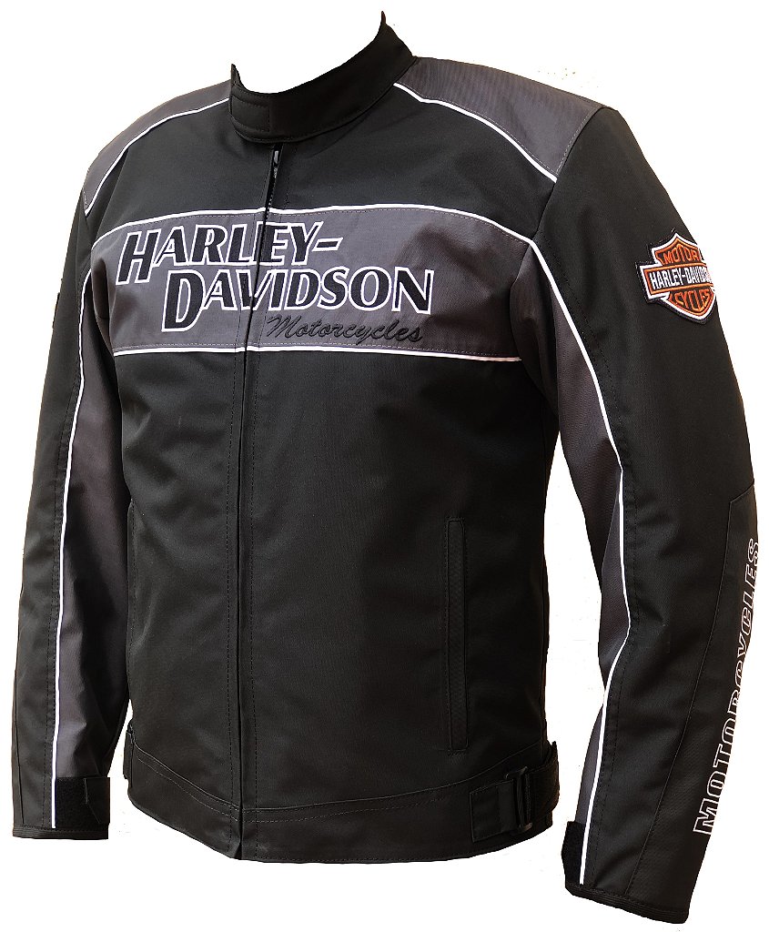 Jaqueta Harley Davidson Impermeável Tradicional Chumbo - Sparta