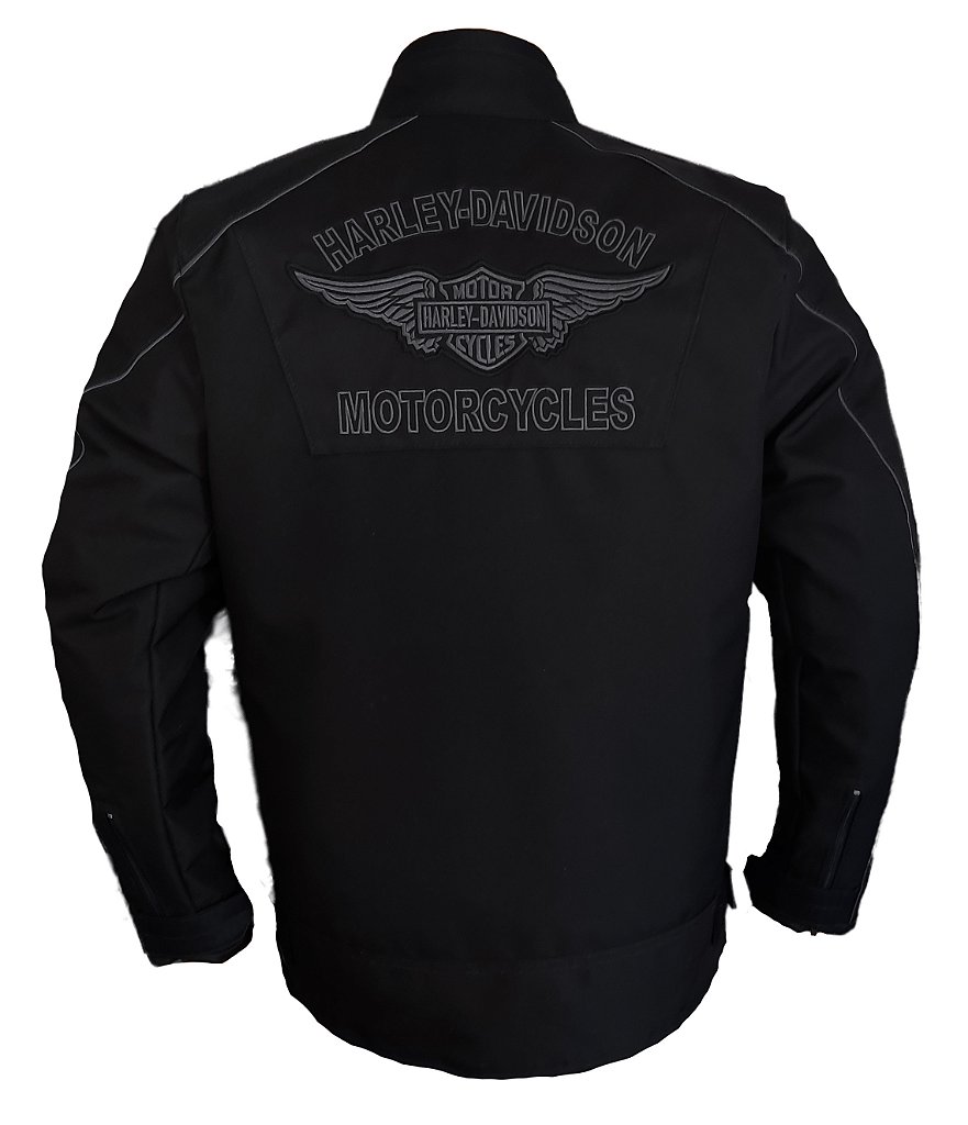 Jaqueta Harley Davidson Impermeável Tradicional Preta - Sparta