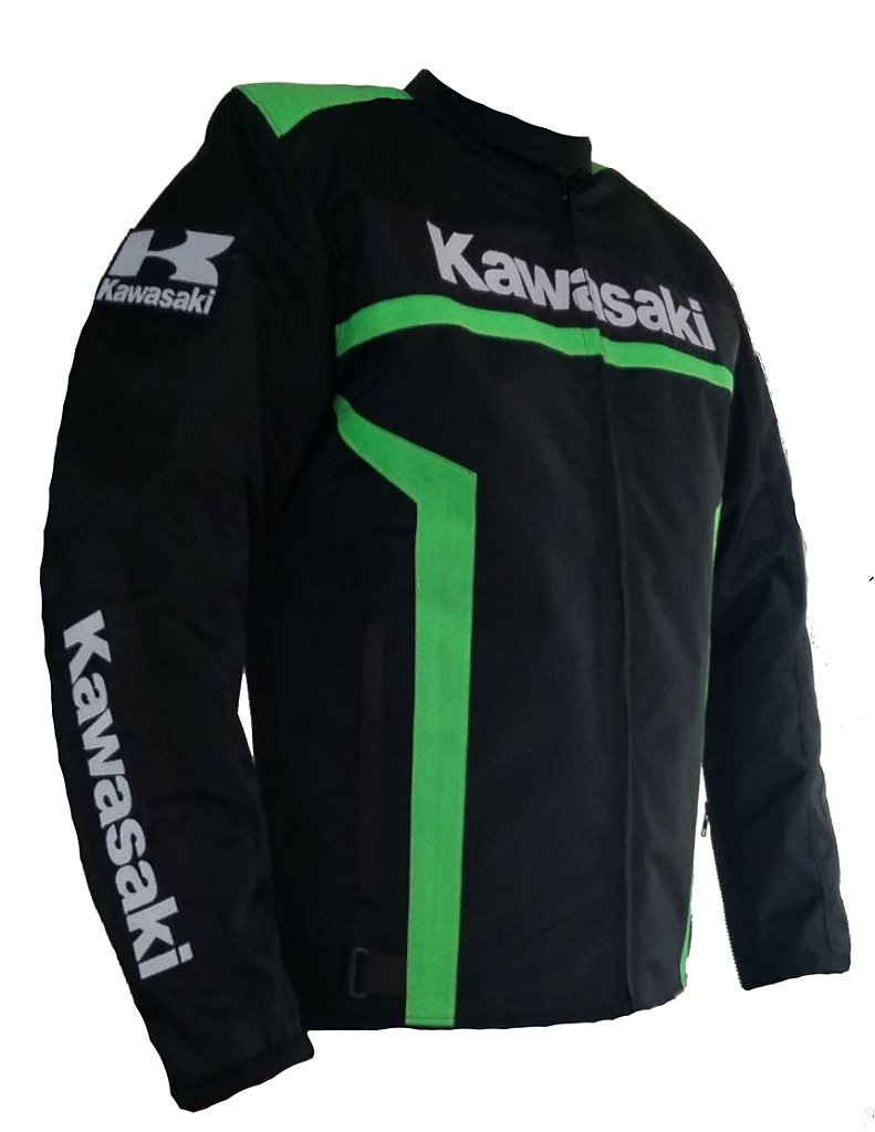 jaqueta motoqueiro kawasaki