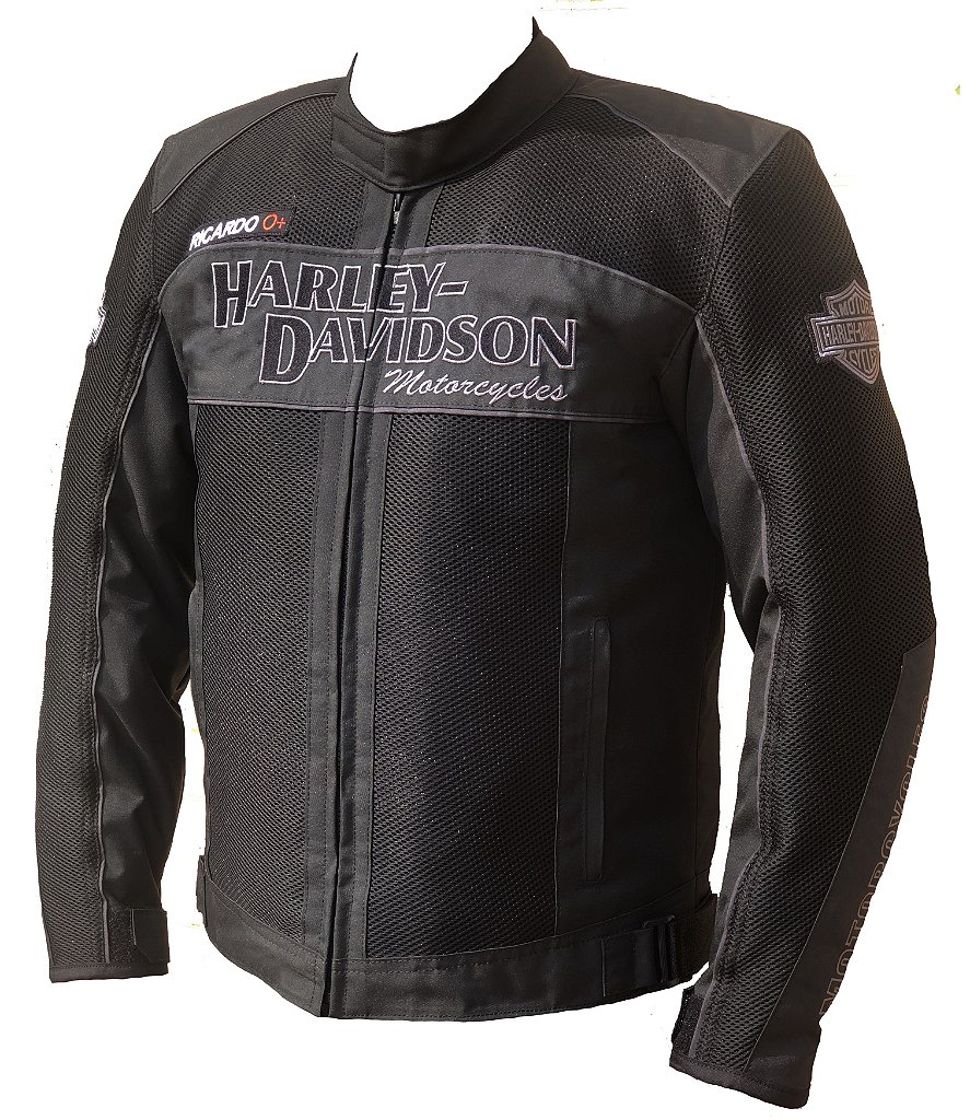 Jaqueta Harley Davidson Tradicional Modelo Verão Preta ou Cinza Chumbo -  Sparta Motors Comércio de Jaquetas, coletes e Acessórios para Motociclistas