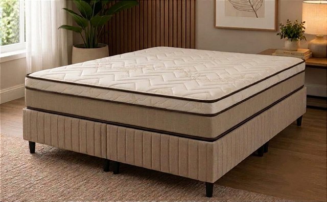 Colchão com Box Ecobamboo Select Me EPS Queen 158x198 cm – colchão de 30 cm