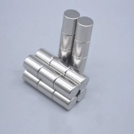 Imã De Neodímio Cilindro 8mm x 8mm - N42 - Super Magnet