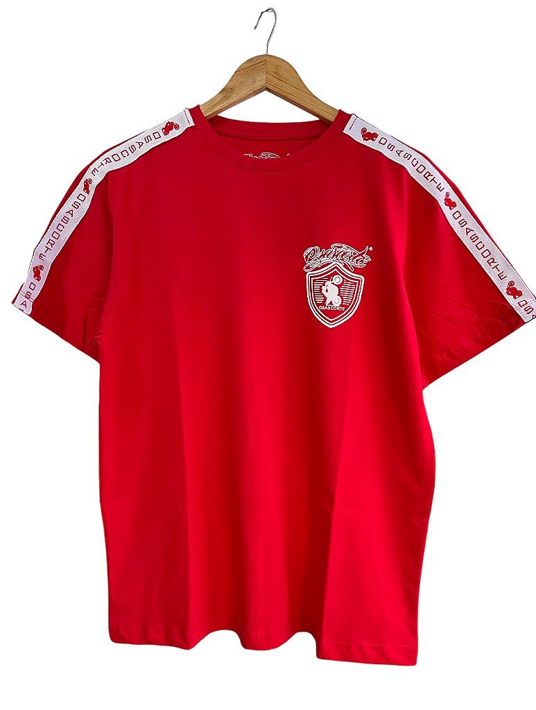 CAMISETA ALGODÃO - XT660 VERMELHA - LOJA OSASCORTE GRAU & CORTE