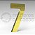 Número "7" de Latão Dourado 20x2cm - Imagem 1