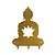 Porta Chaves De Parede Buda em Ferro - Imagem 1