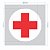 Stencil Símbolo Indicativo de Serviços de Saúde  (SAS) 2 Cores- Molde Vazado - Imagem 1