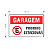 Placa de Sinalização – Garagem: Proibido Estacionar - Imagem 3
