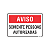 Placa de Sinalização – Aviso: Somente Pessoas Autorizadas - Imagem 1