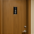 Placa de Apartamento Vertical Line em Acrílico - Imagem 2