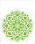 Stencil Mandala Flor Renda - 20x25cm - Imagem 2