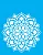 Stencil Mandala Flor Renda - 20x25cm - Imagem 1
