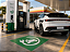 Molde Vazado Stencil Carro Elétrico Para Pintura de Vaga de Estacionamento - Imagem 3