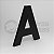 Letra "A" de Acrílico 20cm - Imagem 3