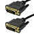 Cabo DVI-D 24+1 Dual Link 5 Metros Full HD 1080p Reforçado para Monitor e Projetor - Imagem 1