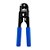 Alicate de Crimpar Conector de Rede RJ45 | Monte e Repare Cabos | Ferramenta 3 em 1: Crimpa, Corta e Decapa - Imagem 1
