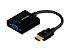 CABO CONVERSOR HDMI MACHO IN X VGA FEMEA + ÁUDIO P2 OUT - Imagem 1