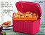 Tupperware Visual Box com Bandeja 4,5 litros Rosa - Imagem 2