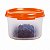 Tupperware Modular Redondo 1 Laranja 200ml - Imagem 1