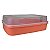 Tupperware Visual Box Mini 550ml Laranja - Imagem 1