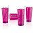 Tupperware Copo Íris 530ml Rosa kit 4 peças - Imagem 1