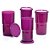 Tupperware Copo Colors 350ml Ameixa kit 4 Peças - Imagem 1