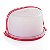 Tupperware Big Cake Redondo Branco com Base Vermelha Porta Bolo - Imagem 1