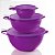 Tupperware Criativa kit 3 peças Roxa - Imagem 1