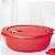 Tupperware Cristalwave 3 litros Vermelha Geração II - Imagem 1