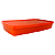 Tupperware Caixa Ideal Baixa 600ml Laranja - Imagem 1