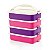 Tupperware Picnic Line 900ml kit 4 Peças Roxo e Rosa - Imagem 1