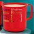 Tupperware Caneca Namorados 350ml Vermelho - Imagem 1