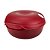 Tupperware Cristal Pop Oval 1,5 litro Vermelho - Imagem 3
