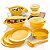 Tupperware Bea 03 2017 Actualité Amarelo 9 peças - Imagem 1