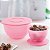 Tupperware Tigela Murano 1,3 Litro + Tigela Murano 4,3 Litros Rosa Quartzo Kit 2 Peças - Imagem 1