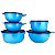 Tupperware Preparação kit 5 peças Azul Celeste - Imagem 2