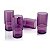 Tupperware Copo Premier 410ml Kit 4 Peças Roxo - Imagem 1