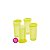 Tupperware Copo 265ml Amarelo Neon Kit 4 Peças - Imagem 1