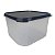 Tupperware Modular Quadrado nº 2 2,6 litros tampa Preta - Imagem 1