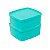 kit Tupperware Jeitosinho 400ml 2 peças Mint - Imagem 1