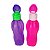 Garrafa Tupperware Eco Tupper Plus 500ml Rosa + Roxo Fluo Neon Squeeze - Imagem 3