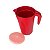 Tupperware Jarra Colors 3,8 litros Vermelha com tampa Laranja - Imagem 5