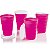 Tupperware Copos Murano Rosa Neon 500ml kit 4 peças - Imagem 1