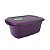 Tupperware Cristalwave Retangular 1,7 litro Beringela - Imagem 1