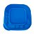 Tupperware Tupperfresh Quadrada Baixo 200ml Azul - Imagem 3